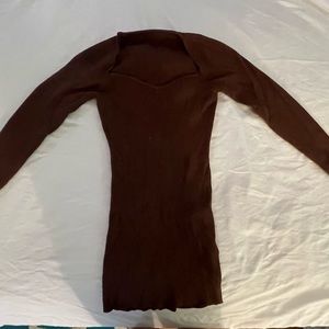 size S never worn body con long sleeve sweater dress